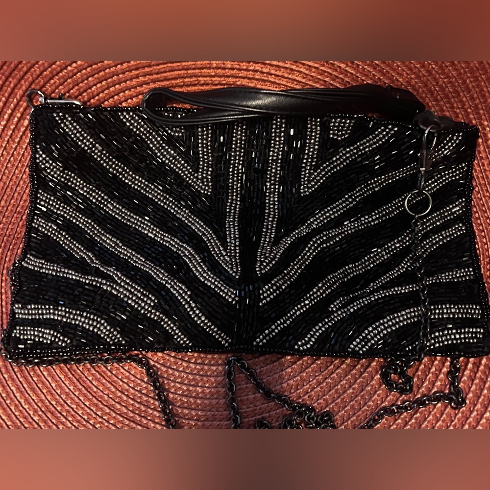 Beaded evening bag
